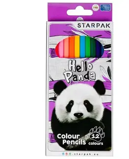 Hračky EURO-TRADE - Pastelky Panda 12ks