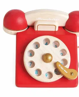 Drevené hračky Le Toy Van Telefón Vintage