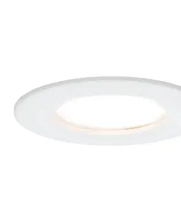 Zapustené svietidlá Paulmann Paulmann 3 LED svetlo Slim Coin stmievateľné biele