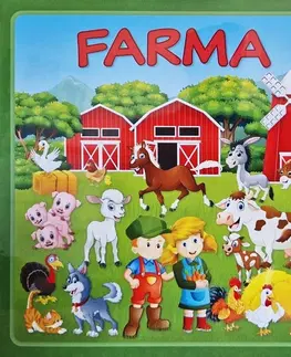 Hračky spoločenské hry pre deti WIKY - Spoločenská hra Farma 3-hry