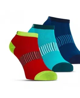 Štucne a ponožky Ponožky Salming Performance Ankle Sock 3p Blue / Red / Lapis 43-46