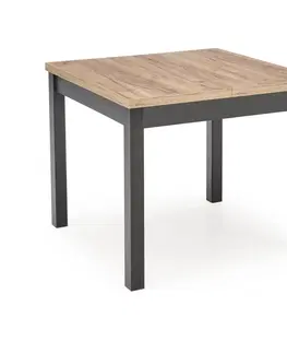 Jedálenské stoly Rozkladací jedálenský stôl TIAGO KWADRAT Halmar Dub craft