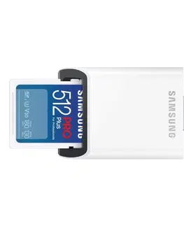 Pamäťové karty Samsung SDXC karta 512GB PRO Plus/USB adaptér