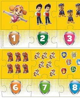 Hračky puzzle TREFL - Vzdelávacie puzzle 20 - Čísla Paw Patrol