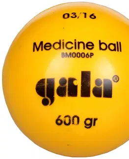 Medicinbaly Medicinbalová lopta GALA BM P 600 g plastová žlta