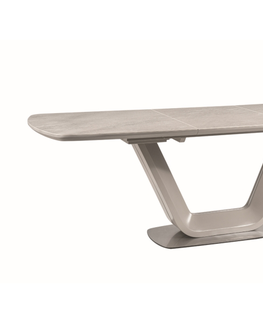 Jedálenské stoly GIORGIO CERAMIC jedálenský stôl, šedý mat