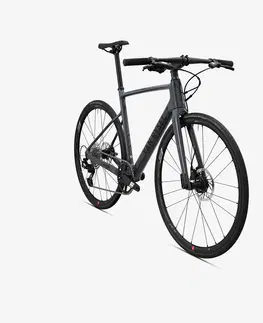 bicykle Cestný bicykel NCR CF Fitness flatbar Apex 12 R sivý