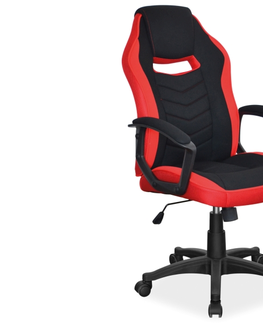 Kancelárske stoličky Signal Kancelárska stolička CAMARO čierna/červená