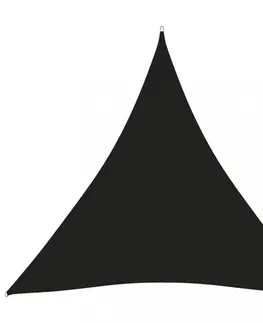 Stínící textilie Tieniaca plachta trojuholníková 4x4x4 m oxfordská látka Dekorhome Oranžová