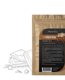 Športová výživa Protein & Co. Triproteín – 1 porcia 30 g PRÍCHUŤ: Chocolate brownie