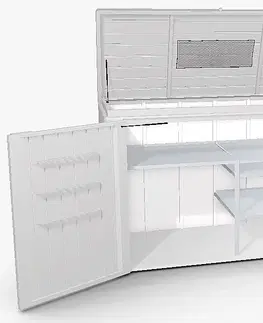 Úložné boxy Biohort Multiúčelový úložný box HighBoard 160 x 70 x 118 (sivý kremeň metalíza) 160 cm (3 krabice)