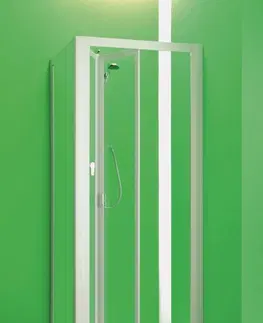 Sprchové dvere HOPA - Sprchová zástena DOMINO - Farba rámu zásteny - Plast biely, Rozmer A - 100, Smer zatváranie - Univerzálny Ľavé / Pravé, Výplň - Polystyrol 2,2 mm (acrilico), Výška - 185 BSDOM10P
