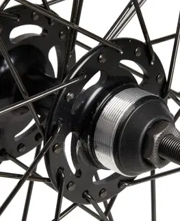 bicykle Zadné koleso na fixie 28 palcov, dvojstenný ráfik Elops 500 čierne
