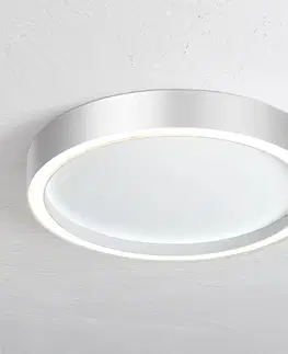 Stropné svietidlá BOPP Bopp Aura LED stropné svietidlo Ø 40 cm biela/hliník