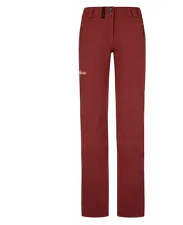 Dámske nohavice Dámske outdoorové nohavice Kilpi DANNY-W tmavo červená 34