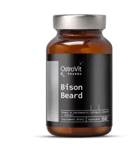 Vlasy, nechty a pokožka OstroVit Bison Beard 60 kaps.