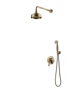Kúpeľňa OMNIRES - ART DECO skrytý sprchový systém, antický bronz kartáčovaný SYSAD26BR
