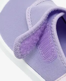 šnorchl Detská obuv do vody Aquashoes 120 so suchým zipsom fialová
