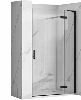 Sprchovacie kúty REA/S - Sprchové Dvere Hugo 90 Black KPL-45207