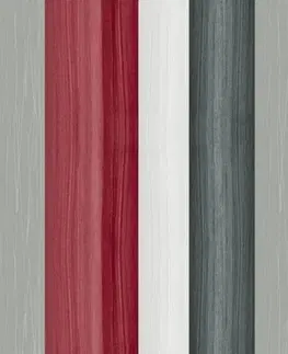 Závesy Forbyt, Záves dekoračný, Oxy Dúha 150 cm, červenošedá 150 cm