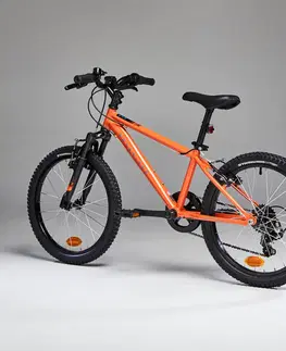 bicykle Detský horský bicykel Explore 500 20" 6-9 rokov oranžový