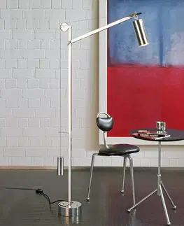 Stojacie lampy TECNOLUMEN TECNOLUMEN kruh – stojaca lampa v štýle Bauhaus