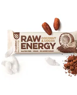 Energetické tyčinky & Flapjacky BOMBUS Raw energy 50 g kakaové bôby