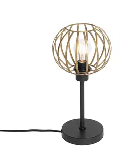 Stolove lampy Dizajnová stolná lampa mosadz - Johanna