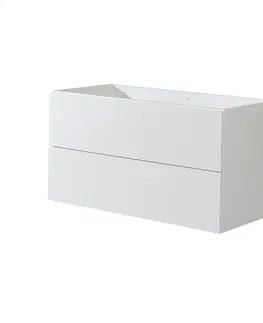Kúpeľňový nábytok MEREO - Aira, kúpeľňová skrinka 101 cm, biela CN712S