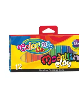 Kreatívne a výtvarné hračky PATIO - Colorino plastelína 12 farieb