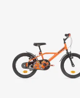 bicykle 16-palcový bicykel pre deti od 4,5 do 6 rokov 500 Robot