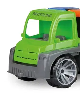 Hračky - dopravné stroje a traktory LENA - TRUXX auto s kontajnermi, okrasný kartón