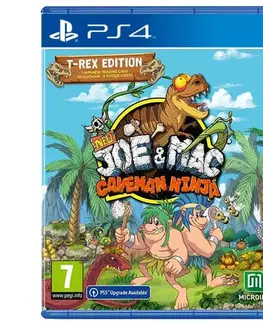 Hry na Playstation 4 New Joe and Mac: Caveman Ninja (T-Rex Edition) PS4