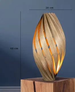 Stolové lampy Gofurnit Gofurnit Ardere stolná lampa, dub, výška 60 cm