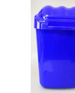 Odpadkové koše PLAFOR - Kôš na odpad FALA 27L modrý plast