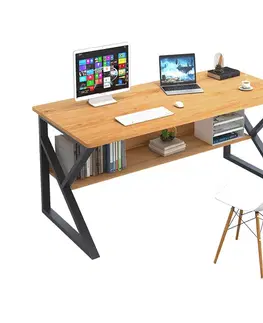 PC a herné stoly Pracovný stôl s policou TARCAL Tempo Kondela 80x40 cm