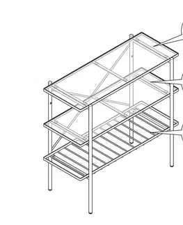 Buffets & Sideboards Konzolový stolík, šírka cca 90 cm
