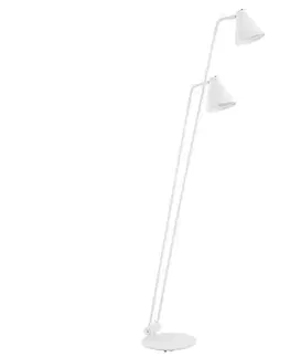 Lampy Argon Argon 7076 - Stojacia lampa AVALONE 2xE27/15W/230V biela 
