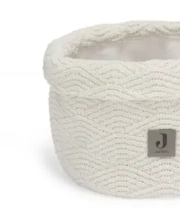 Boxy na hračky JOLLEIN - Košík pletený River Knit Cream White