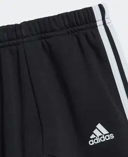 nohavice Športová súprava pre najmenších sivo-čierna