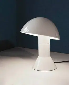 Lampy na nočný stolík Martinelli Luce Martinelli Luce Elmetto – stolná lampa, biela