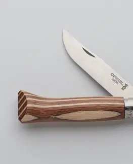 poľovníc Nôž z nehrdzavejúcej ocele č. 8 preglejková breza hnedý