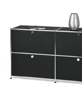 Dressers Doplnková súprava kovových výklopných dvierok »CN3«, čierna
