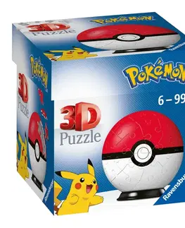 Hračky puzzle RAVENSBURGER - Puzzle-Ball Pokémon Motív 1 - Položka 54 Dielikov