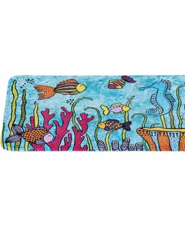 Koberce a koberčeky Wenko Kúpeľňová predložka Ocean Rollin Art, 45 x 70 cm
