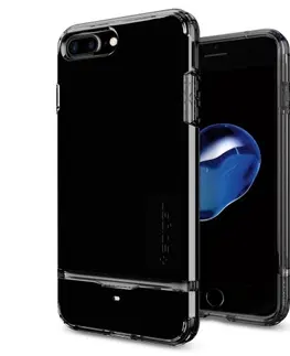 Puzdrá na mobilné telefóny Spigen kryt Flip Armor pre iPhone 7 Plus - Jet Black 043CS20853