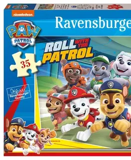 Hračky puzzle RAVENSBURGER - Labková patrola: silná jednotka 35 dielikov