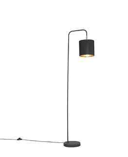 Stojace lampy Inteligentná stojaca lampa čierna vrátane svetelného zdroja WiFi A60 - Lofty