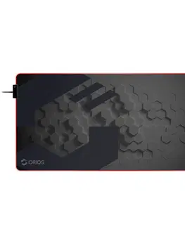 Podložky pod myš Herná podložka Speedlink Orios LED XL Gaming Mousepad Soft, black SL-620106-BK