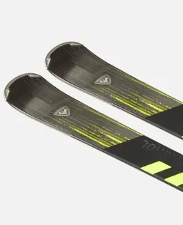 lyže Pánske zjazdové lyže s viazaním Forza 128 50° čierno-žlté